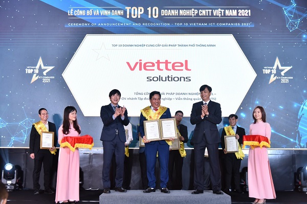 Viettel Solutions 2 lần liên tiếp lập cú đúp tại Top 10 Doanh nghiệp CNTT Việt Nam