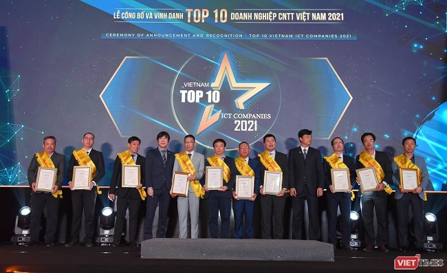 TOP 10 Doanh nghiệp Xuất Khẩu Phần mềm và Dịch vụ CNTT 2021