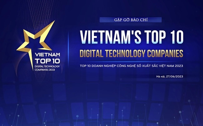 (VTV.vn) - Phát động chương trình Top 10 doanh nghiệp công nghệ số xuất sắc Việt Nam 2023