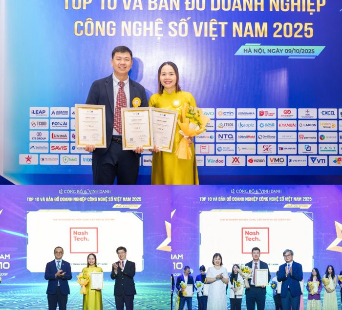 NashTech: 25 năm kiến tạo và 12 năm vững vàng vị thế Top 10 Doanh nghiệp Công nghệ số Việt Nam